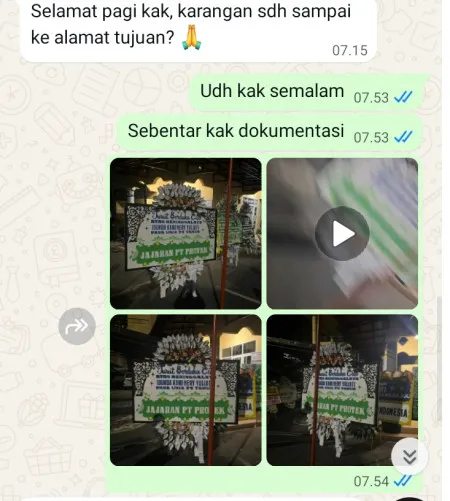 Pengiriman Papan Bunga Selamat Taman Mini Indonesia Indah
