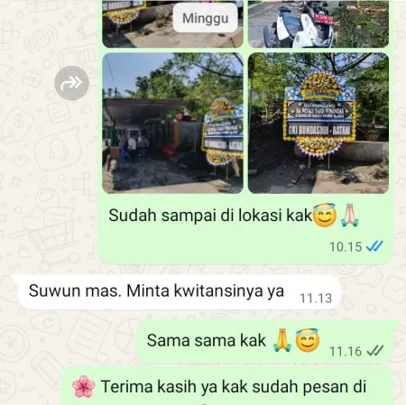 Pengiriman Papan Bunga Duka Taman Mini Indonesia Indah