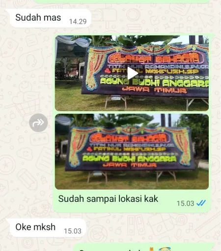Pengiriman Papan Bunga Taman Mini Indonesia Indah