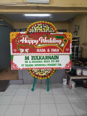 Papan Bunga di Taman Mini Indonesia Indah