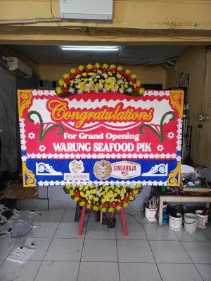 Papan Bunga di Taman Mini Indonesia Indah